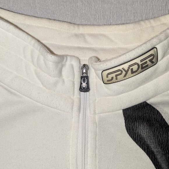 Vintage Spyder Black Widow Ski Racing Top, 1/4 Zip - Picture 6 of 8